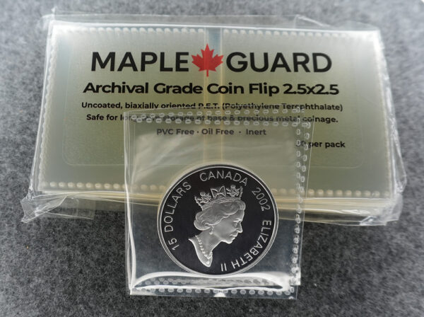 Maple Guard – Archival Coin Flips – 2.5×2.5 (50 Pack)