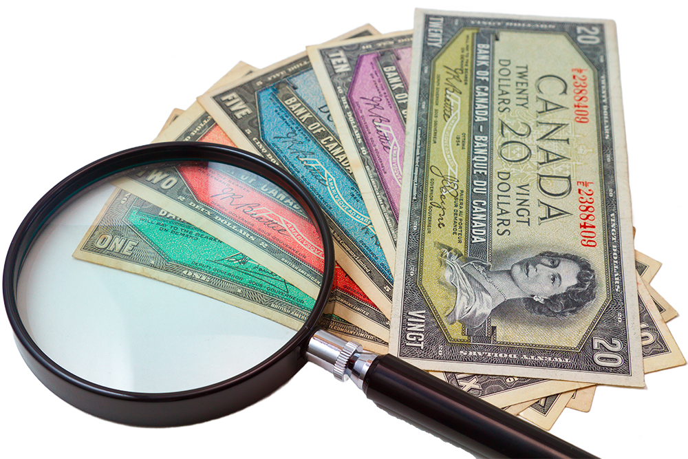 Canadian Collectible Bills
